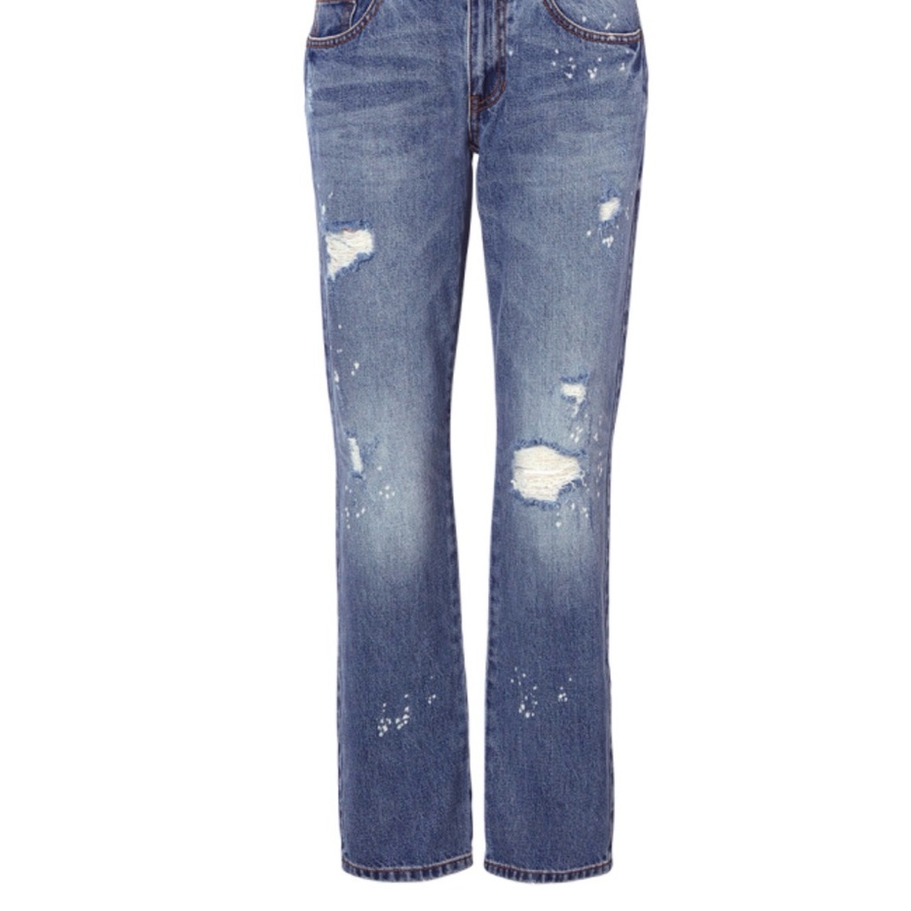 CAbi 100% Boyfriend Straight Leg Jeans